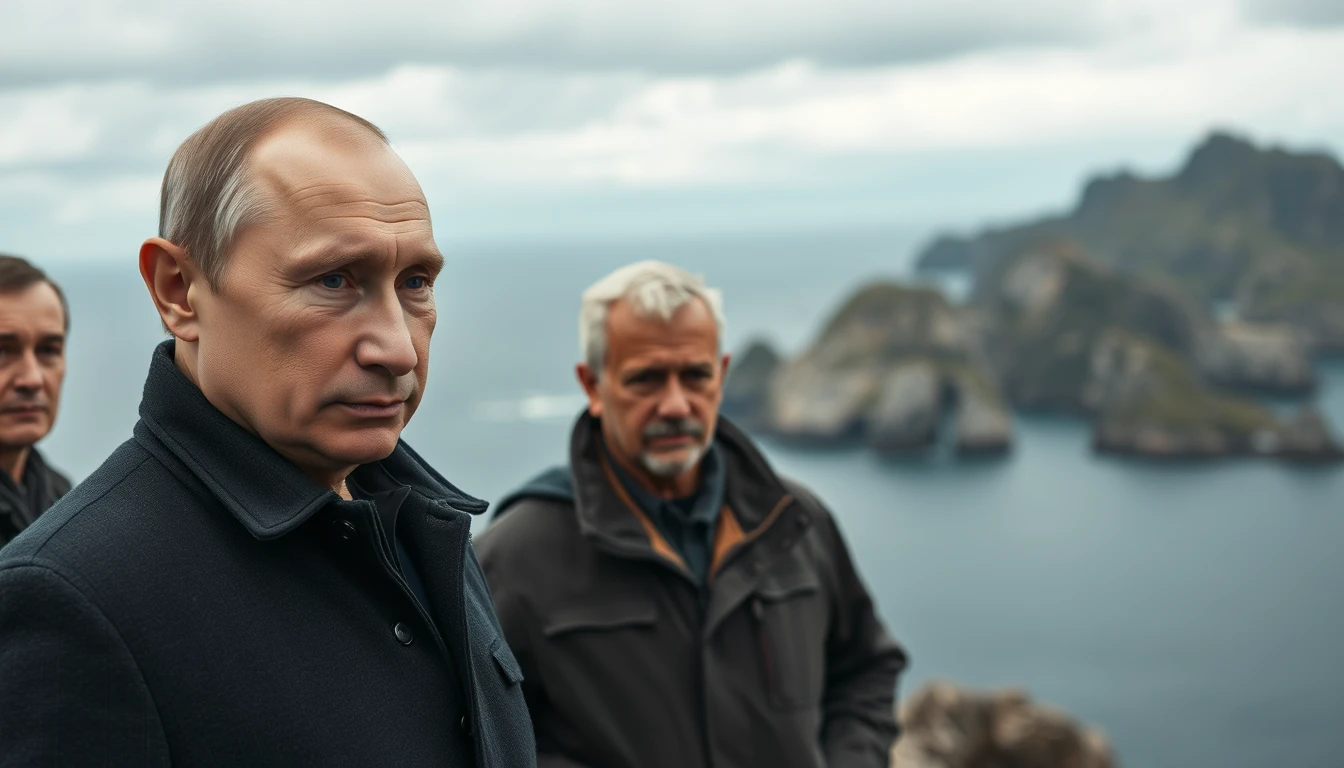 Putin visita ilhas que são ponto de discórdia na relação da